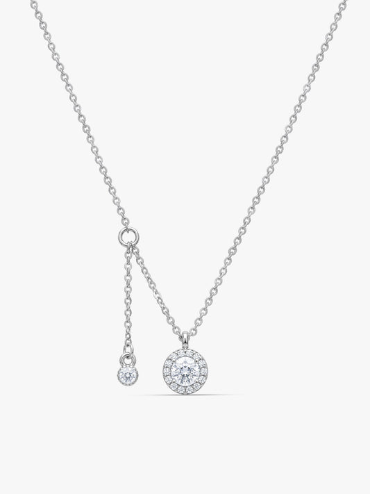 Silver Drip of Delight Necklace