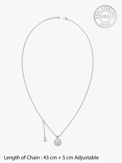 Silver Drip of Delight Necklace