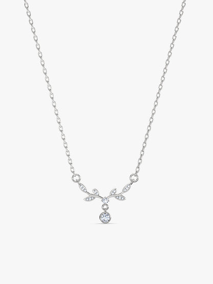 Silver Branchful Necklace