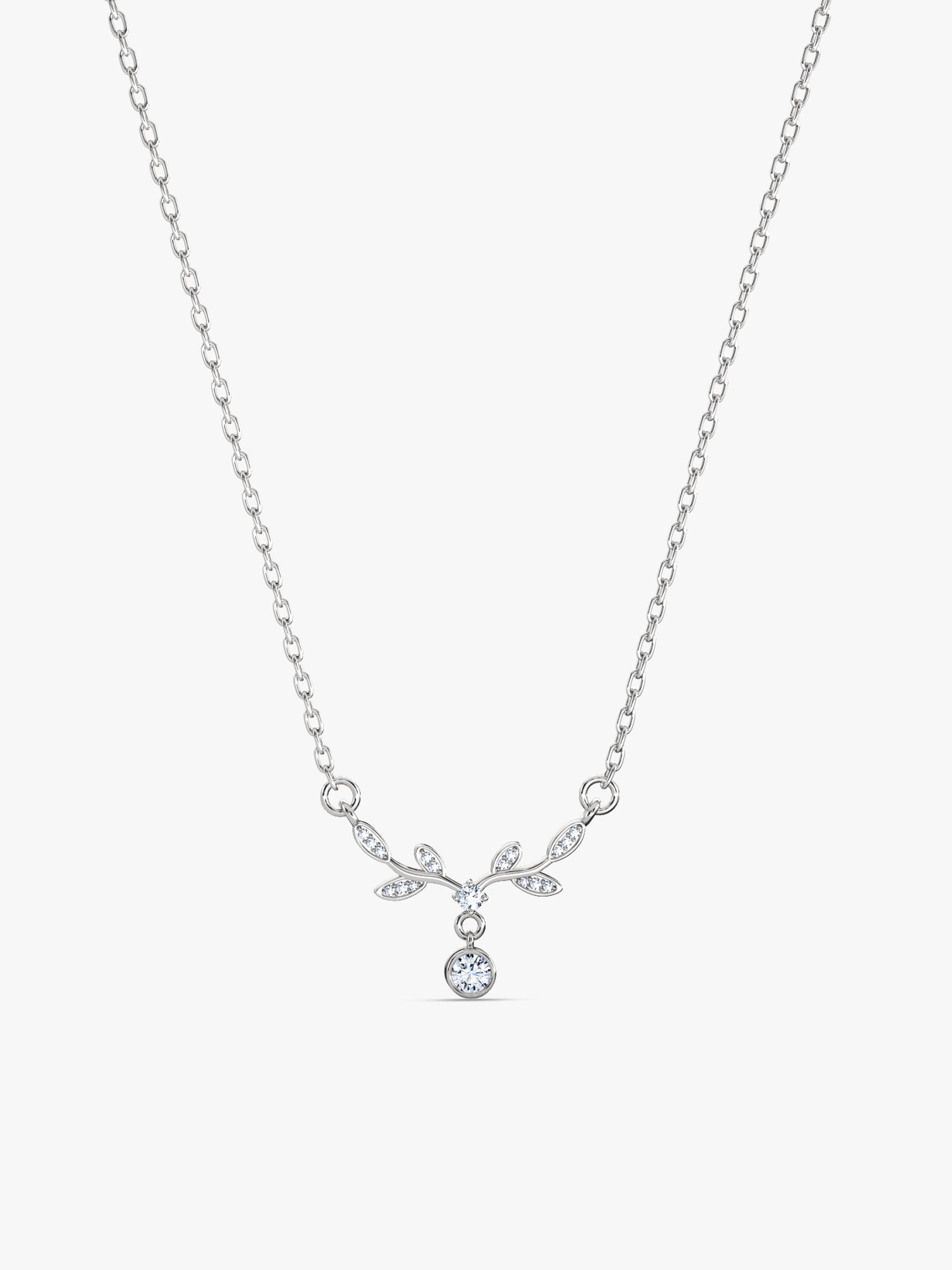 Silver Branchful Necklace