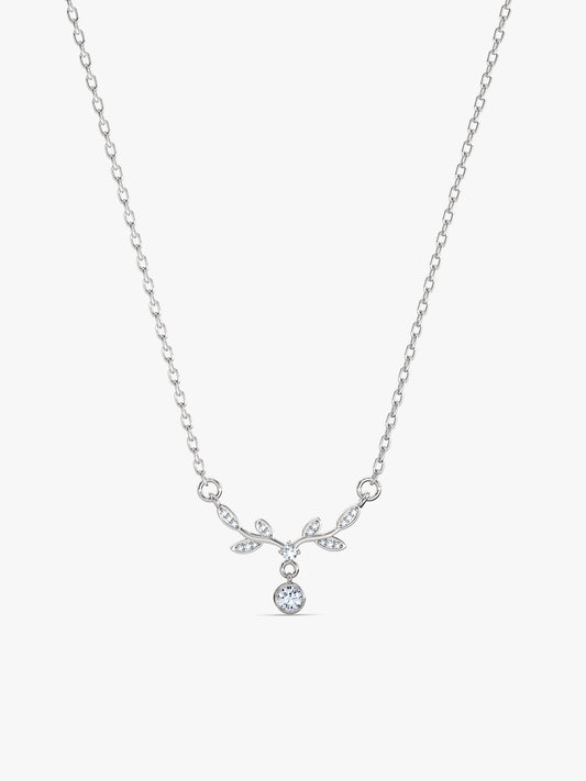 Silver Branchful Necklace