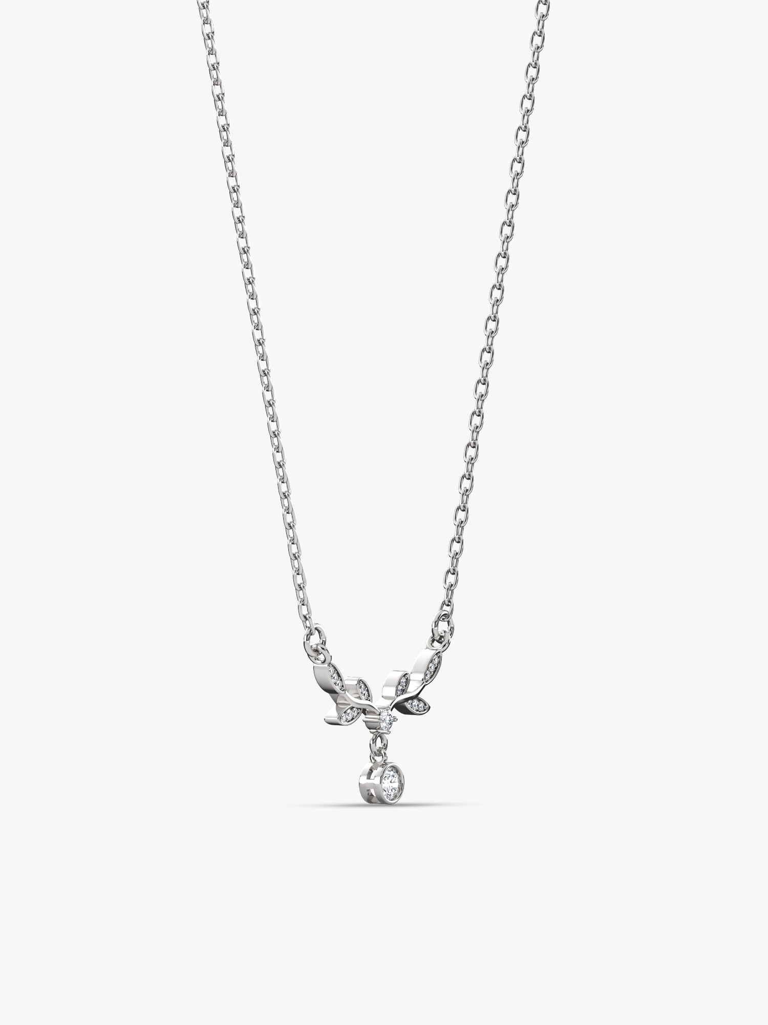 Silver Branchful Necklace
