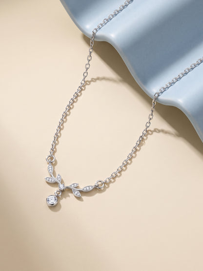 Silver Branchful Necklace