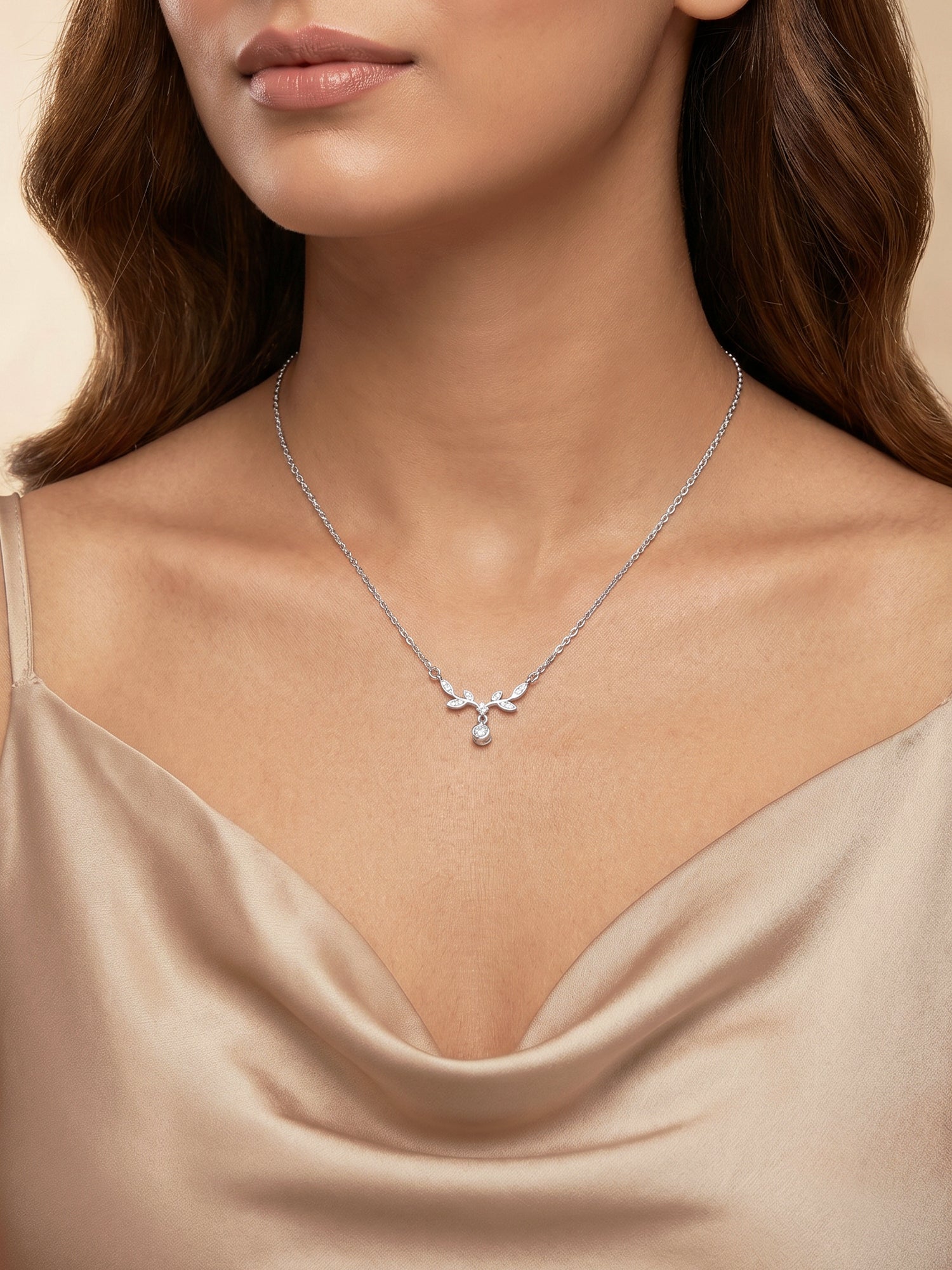 Silver Branchful Necklace