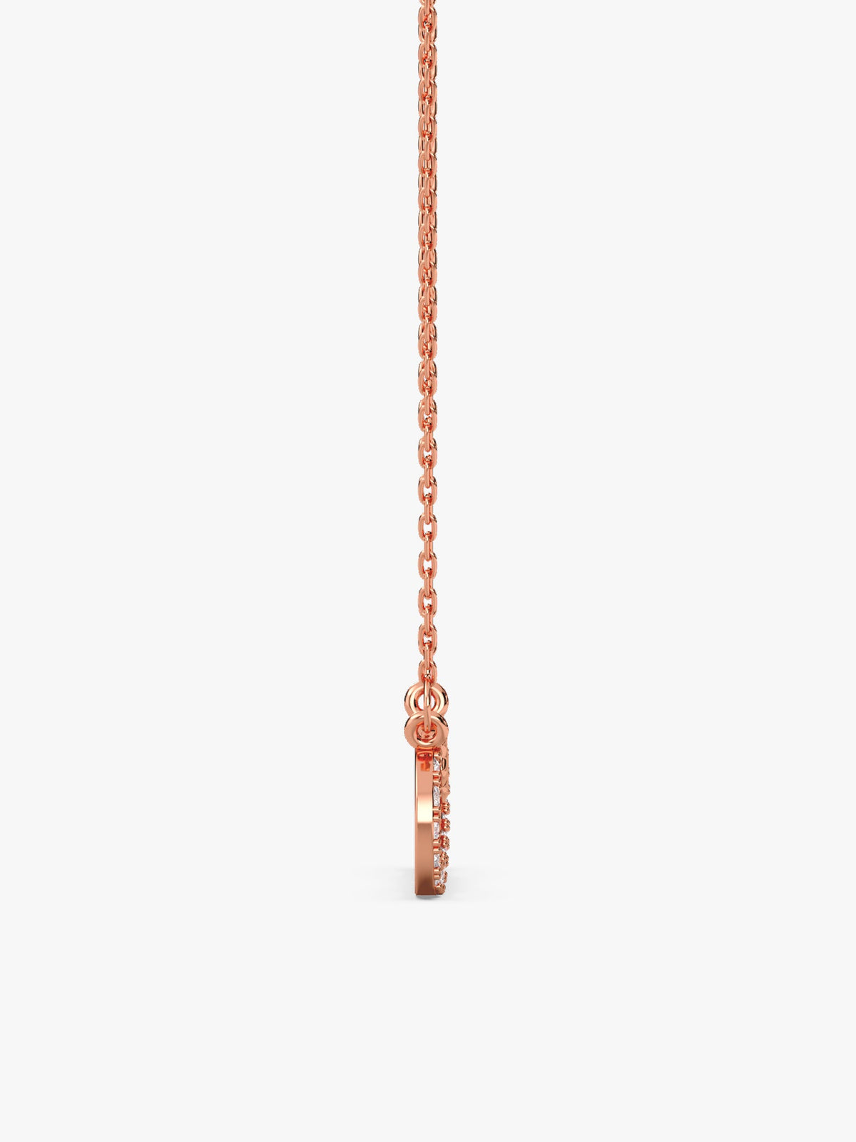 Rose Gold Infinity Heart Necklace