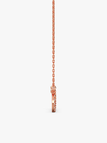 Rose Gold Infinity Heart Necklace