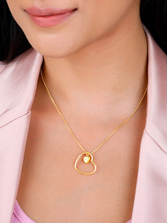 Golden Heart Necklace