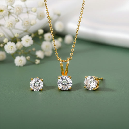 Golden Zircon Set