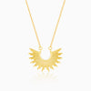 Anushka Sharma Golden Radiant Sunrise Necklace
