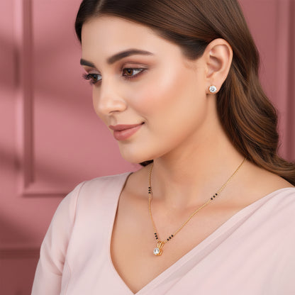 Golden Forever Moments Mangalsutra Set