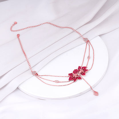 Rose Gold Majestic Mountain Ebony Choker