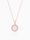 Rose Gold Eve Beauty Pendant With Link Chain