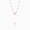 Rose Gold Swish of Shine Necklace