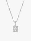 Silver Vesper Pendant With Link Chain