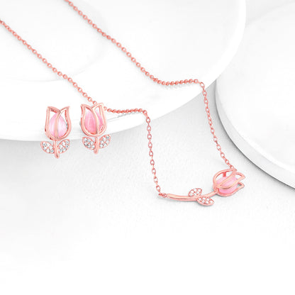 Pink Quartz Flower Combo