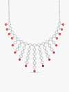 Silver Love in Circles Necklace