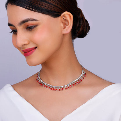 Silver We Fell in Love Necklace