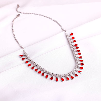 Silver We Fell in Love Necklace