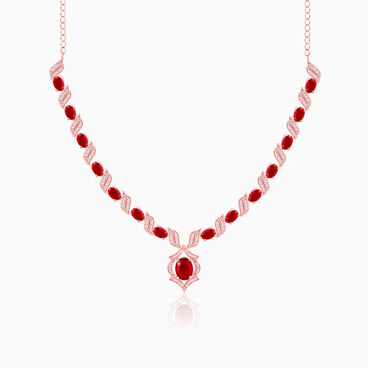 Rose Gold Pretty Woman Necklace