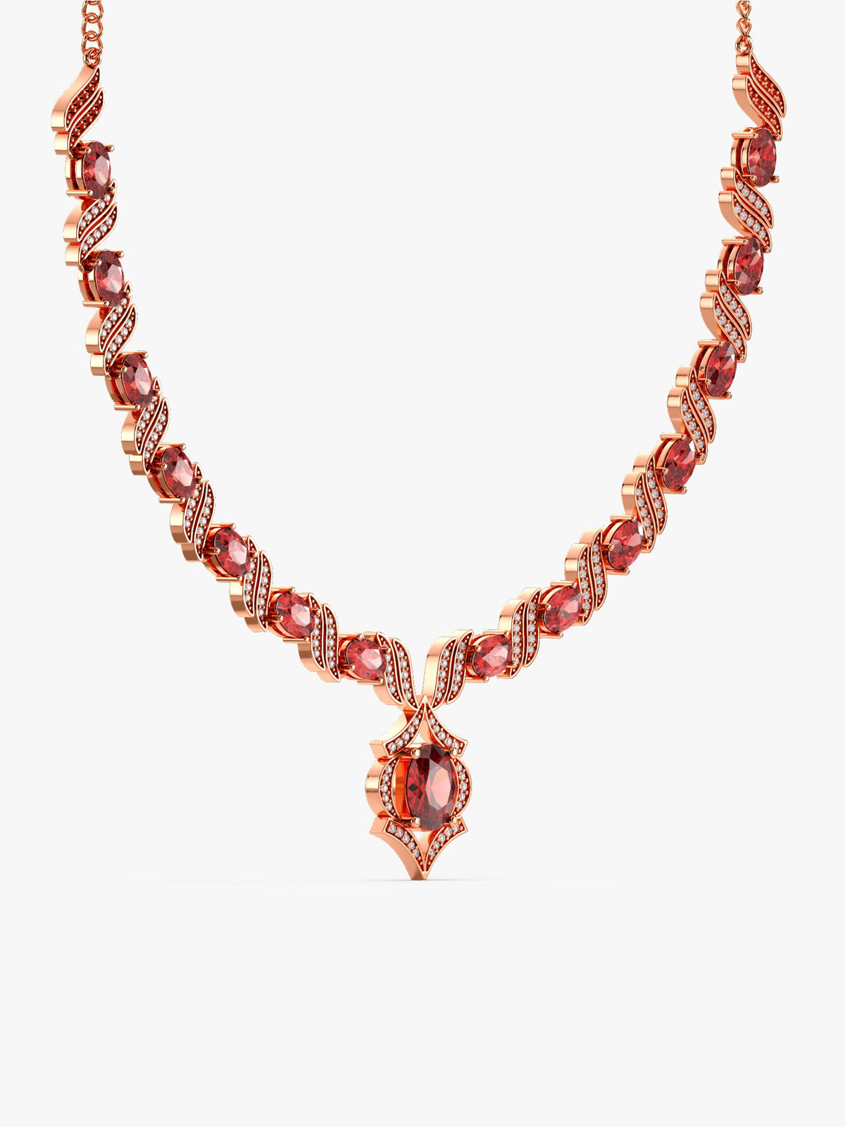 Rose Gold Pretty Woman Necklace