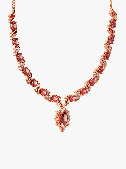 Rose Gold Pretty Woman Necklace
