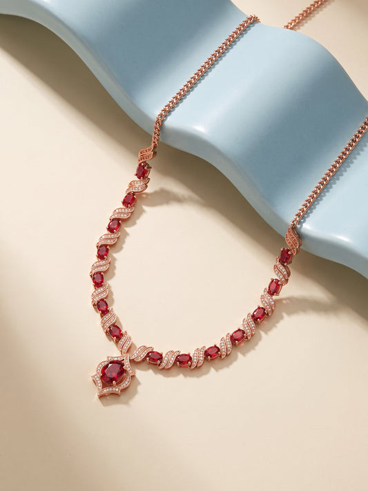 Rose Gold Pretty Woman Necklace