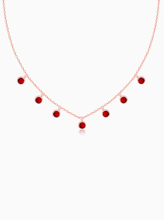 Rose Gold Scarlet Necklace
