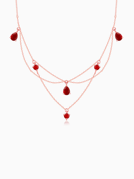 Rose Gold Queen of Love Necklace