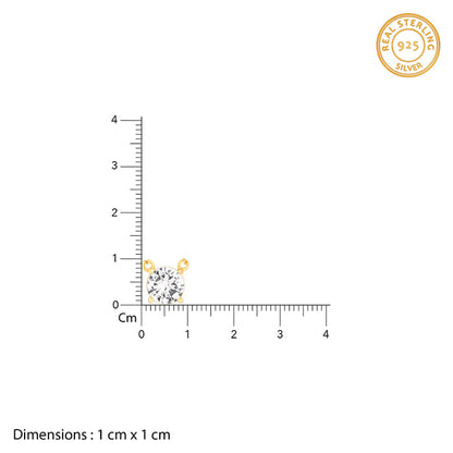 Golden Classic Solitaire Mangalsutra Set