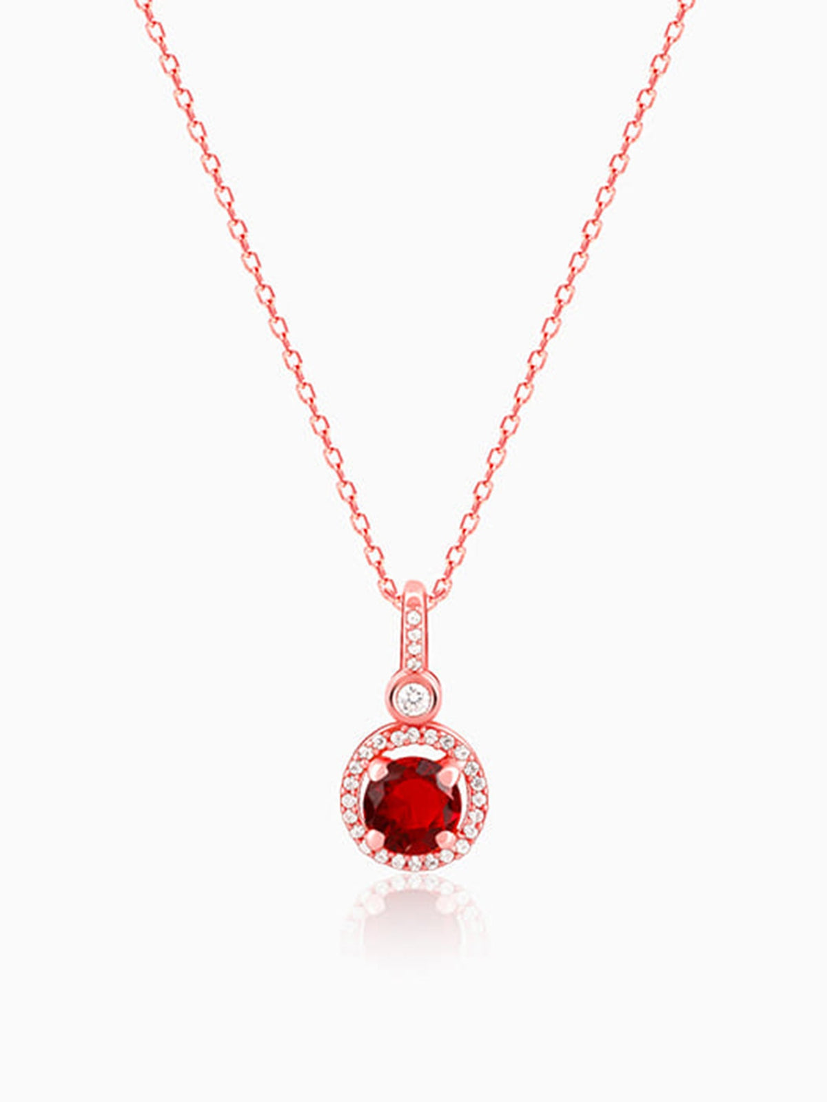 Rose Gold One And Only Pendant With Link Chain