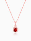 Rose Gold One And Only Pendant With Link Chain
