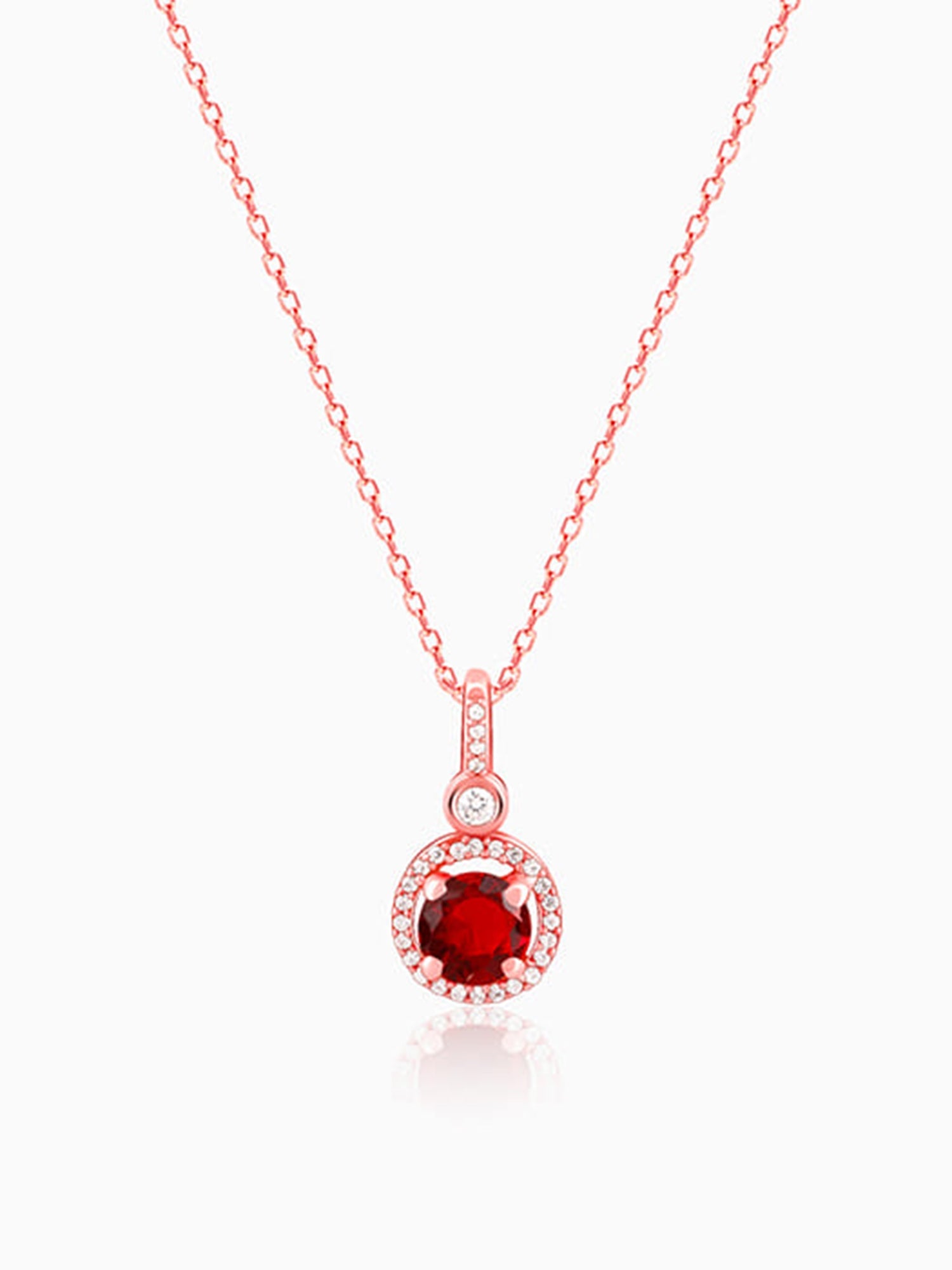 Rose Gold One And Only Pendant With Link Chain