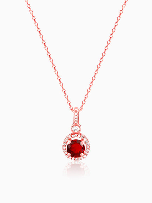 Rose Gold One And Only Pendant With Link Chain