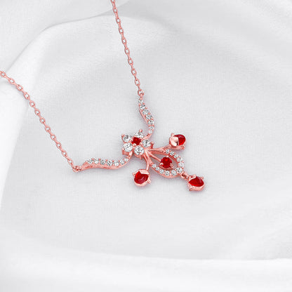 Rose Gold Grow in Love Necklace