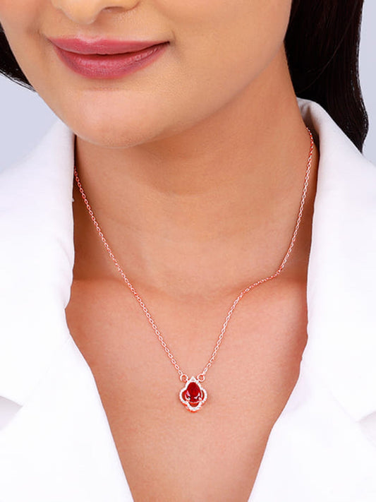 Rose Gold Love Confession Necklace