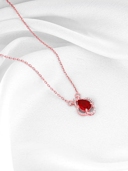 Rose Gold Love Confession Necklace