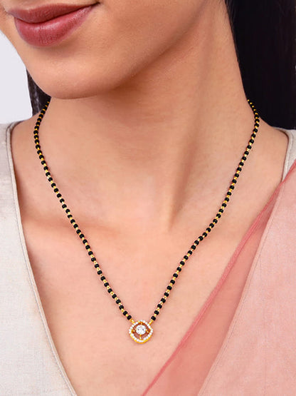Golden Glitter It On Mangalsutra