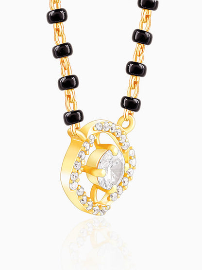Golden Glitter It On Mangalsutra
