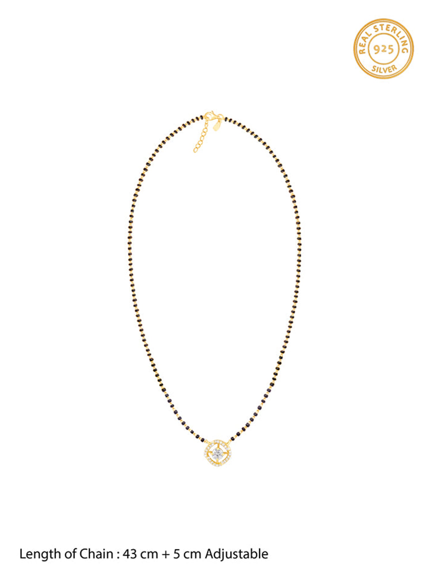 Golden Glitter It On Mangalsutra