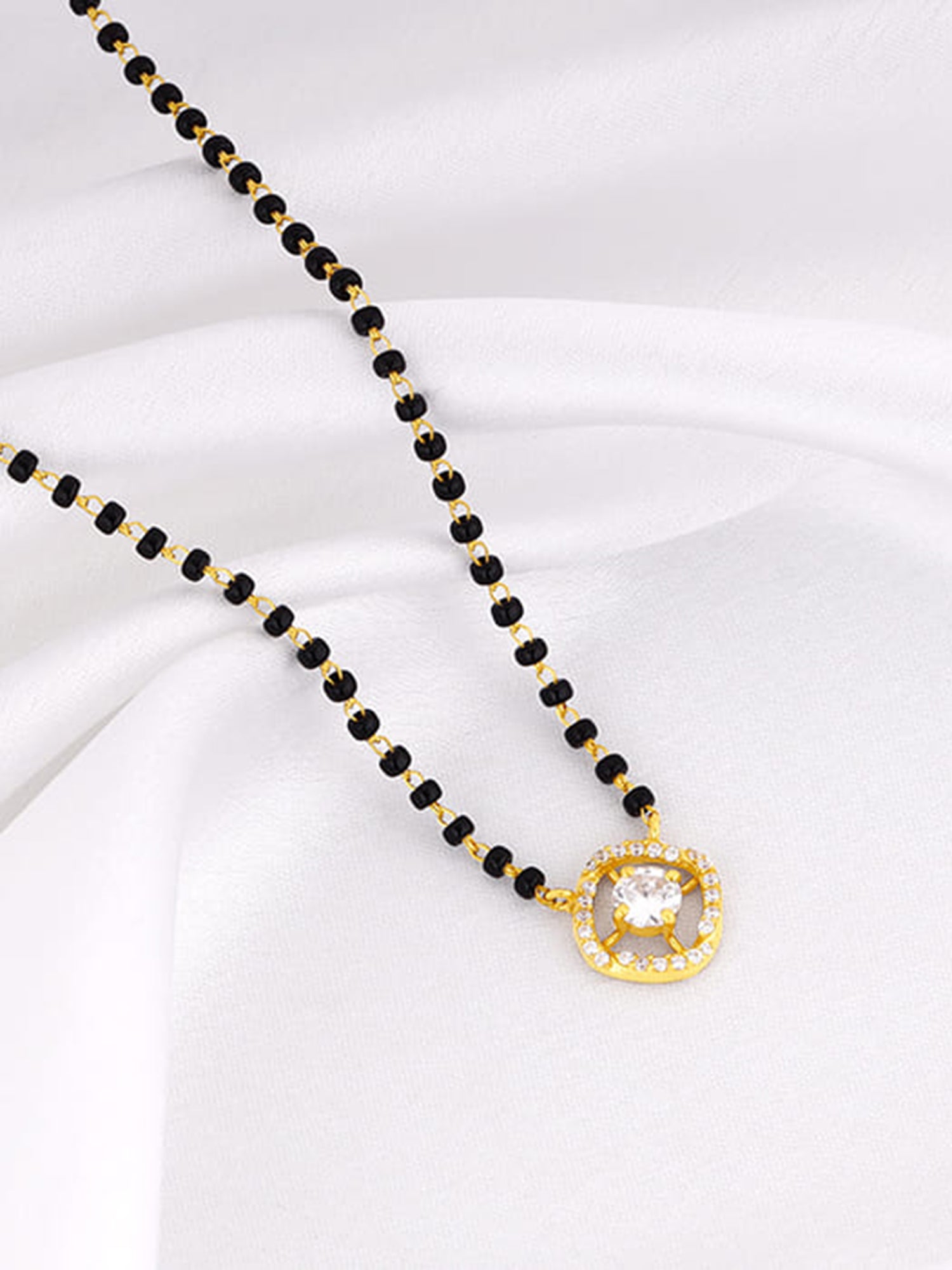 Golden Glitter It On Mangalsutra