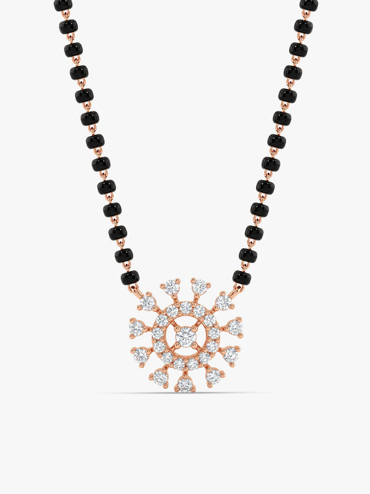 Rose Gold Kivar Mangalsutra