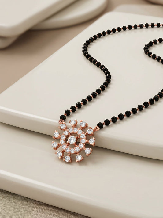 Rose Gold Kivar Mangalsutra