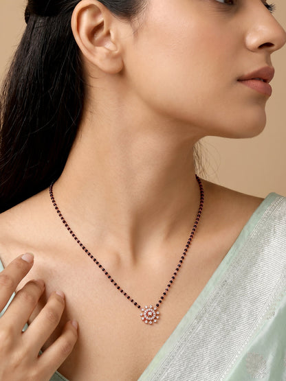 Rose Gold Kivar Mangalsutra