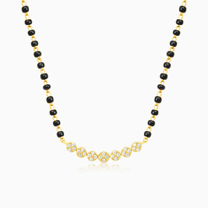 Golden Arc of Flowers Mangalsutra