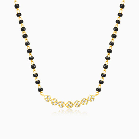 Golden Arc of Flowers Mangalsutra