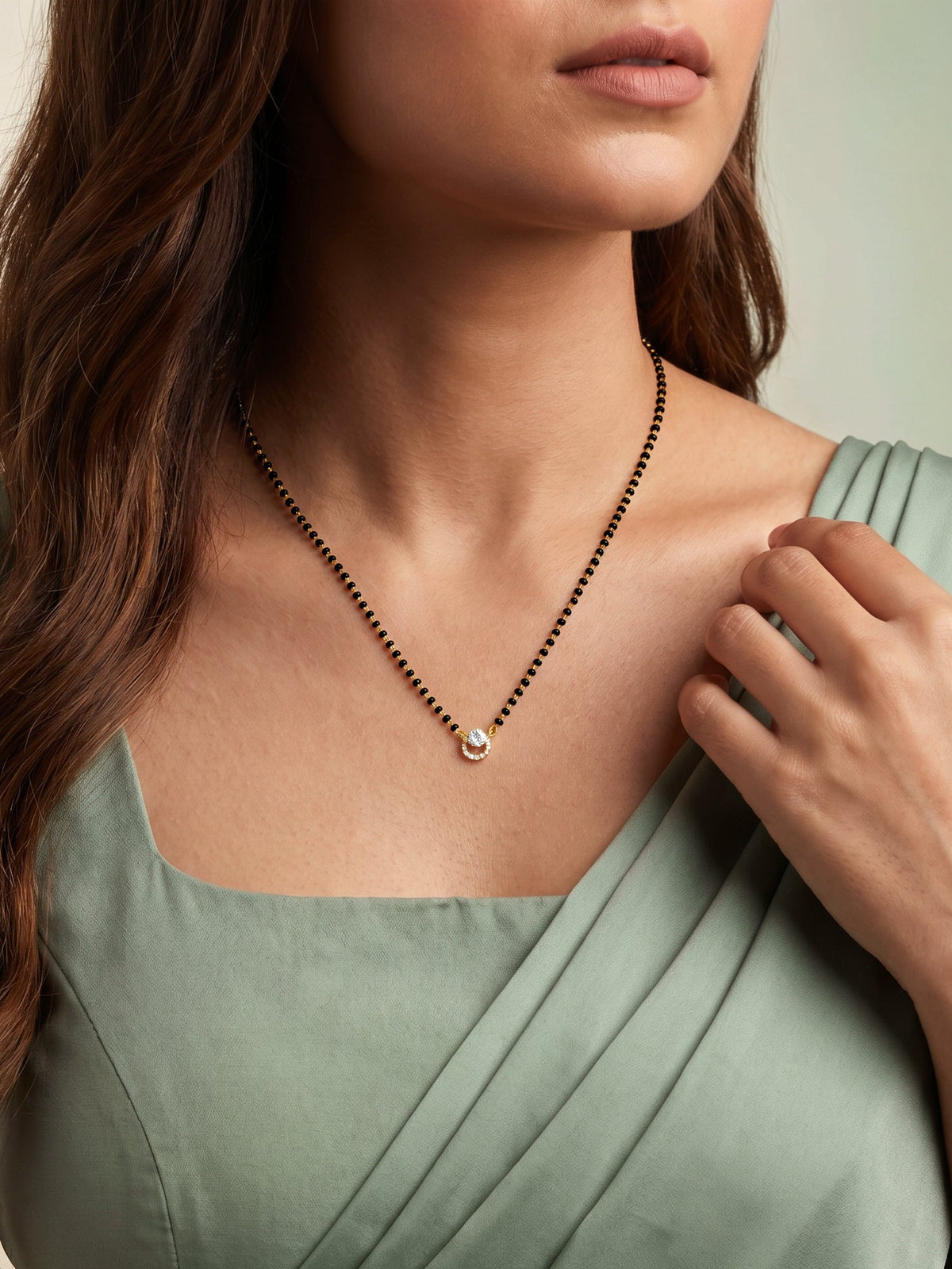 Golden Eclipsed Mangalsutra