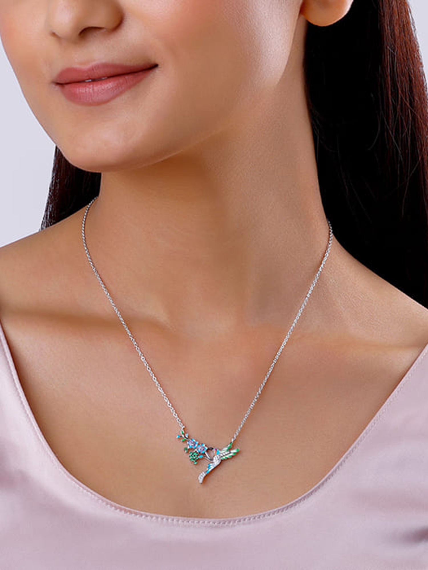 Silver Nectar Love Necklace