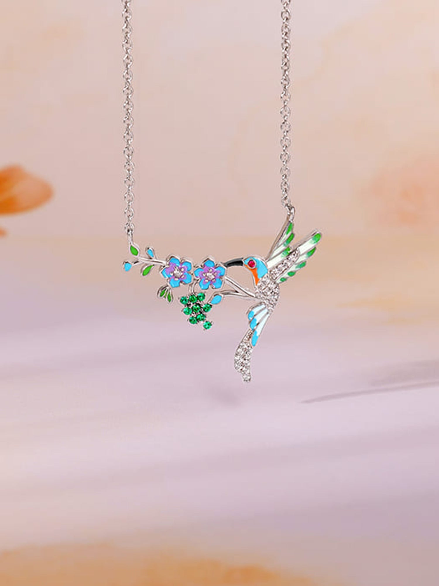 Silver Nectar Love Necklace