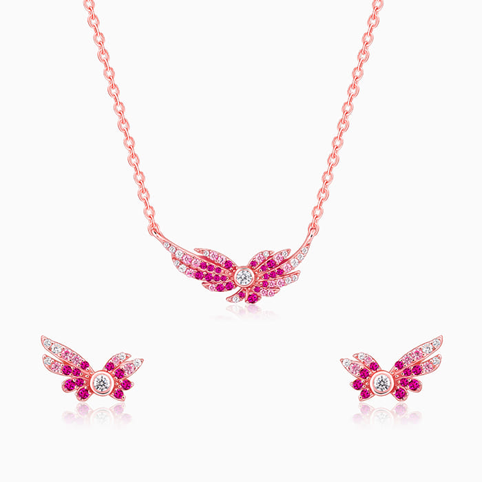 Rose Gold Fly In Pink Set - Image 1