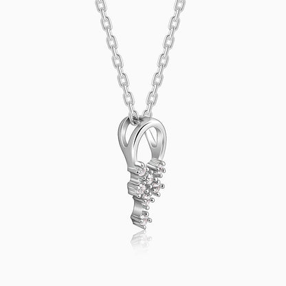 Silver Euphoria Pendant With Link Chain